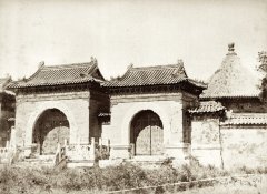 北京1874年清朝末人物生活及风景老照片