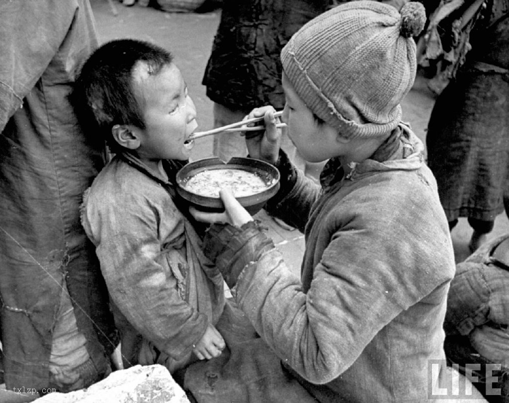 1946年的湖南大饥荒时期的老照片-天下老照片网