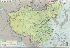 清朝最大时期疆域地图