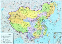 清朝历史地图全图高清版
