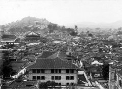 1927年福州老照片 90年前的福寿桥 洪山桥 白塔寺