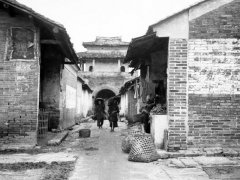 1932年广西合浦老照片 县城街景及当地人文风貌
