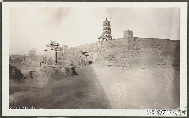 1910年甘肃平凉老照片 百年前的平凉乡野风貌一览