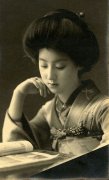 1910年代 日本一位颇受欢迎的艺伎“荣”绝美照片