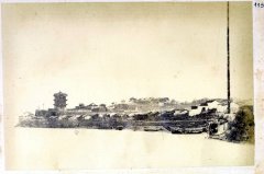 1874年湖北武汉老照片 黄鹤楼、汉口码头、广东商会剧院