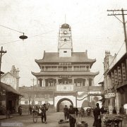 1939年河南开封老照片 鼓楼、龙亭、相国寺、寺后街