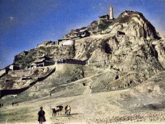 1934年甘肃兰州老照片 白塔山原来的样子