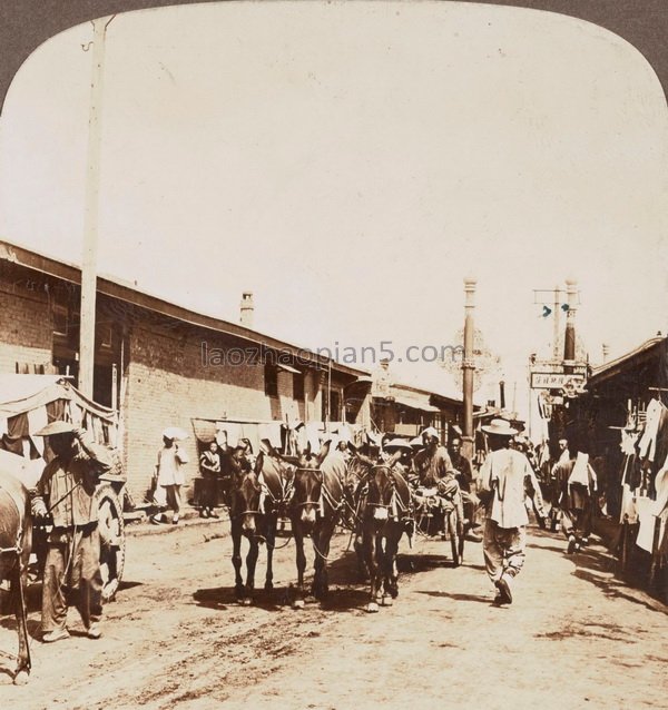 1904年辽宁营口老照片 彼时东北第一个通商口岸