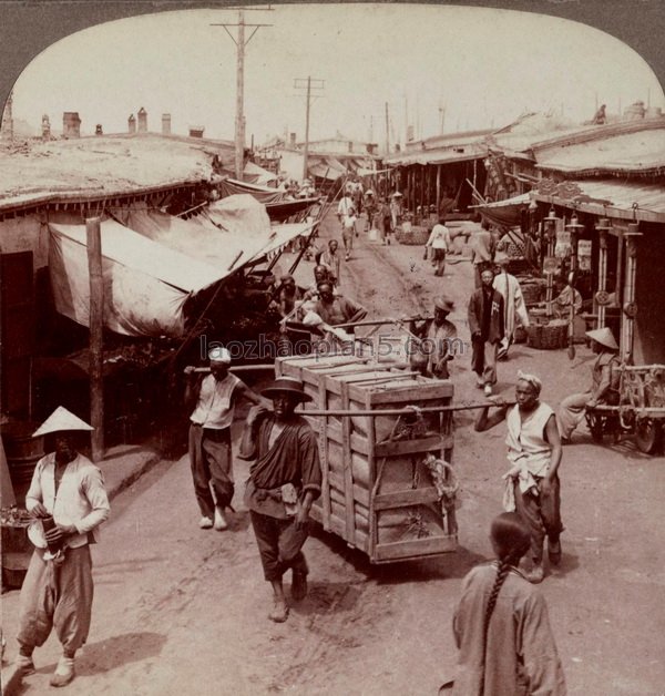 1904年辽宁营口老照片 彼时东北第一个通商口岸