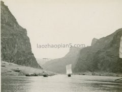 1909年湖北宜昌老照片 百年前三峡壮丽风貌