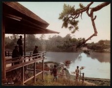 明治时期日本老照片 精致的景色精致的人