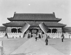 1918年北京故宫和平庆典阅兵现场影像 甘博摄