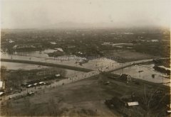 1941年吉林老照片  吉林街景玉皇阁北山风貌