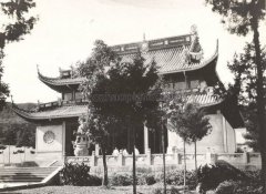 1925年杭州老照片 百年前的昭庆寺风貌