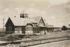 1933年延边老照片 延吉境内敦图铁路沿线风貌
