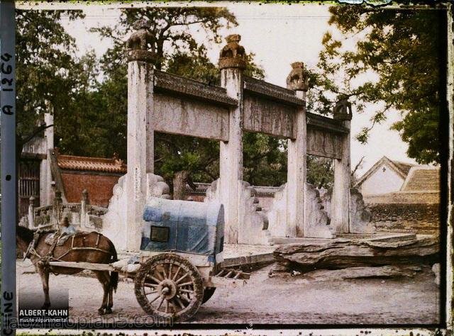 1912年曲阜老照片 孔子故里百年前彩色影像（中）