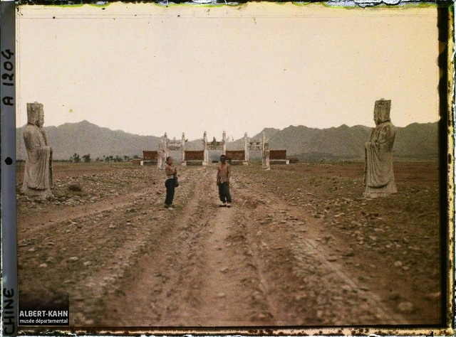 1913年昌平老照片 百年前北京昌平彩色影像（中）