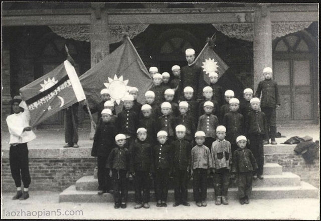 1936年宁夏灵武县老照片 克劳德・毕敬士摄