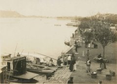 1926年杭州老照片 百年前的西湖岳王庙上天竺