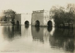 1931年扬州老照片 五亭桥 大明寺 天宁寺等处风貌