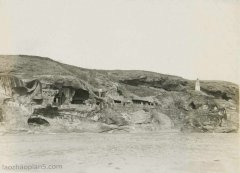 1934年锦州老照片 90多年前的义县万佛堂石窟