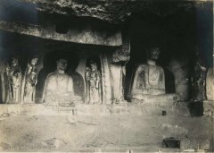 1937年山东老照片 民国山东文化圣地佛像旧影